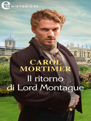 cover image of Il ritorno di Lord Montague